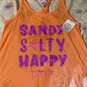 Orange Tank Top Florida